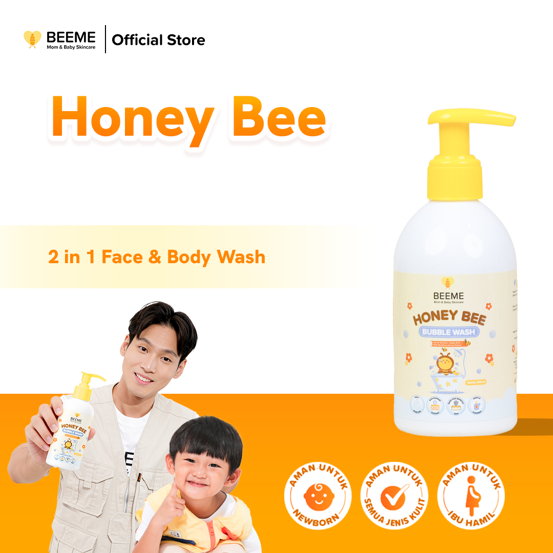 Beeme Honey Bee Bubble Wash 250ml
